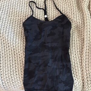 Lululemon Black Camo Tank Top